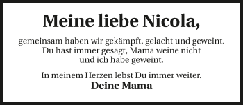 Traueranzeige von Nicola Erba 