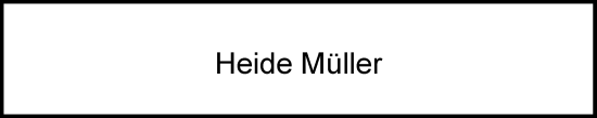 Traueranzeige von Heide Müller von Online-Ausgabe